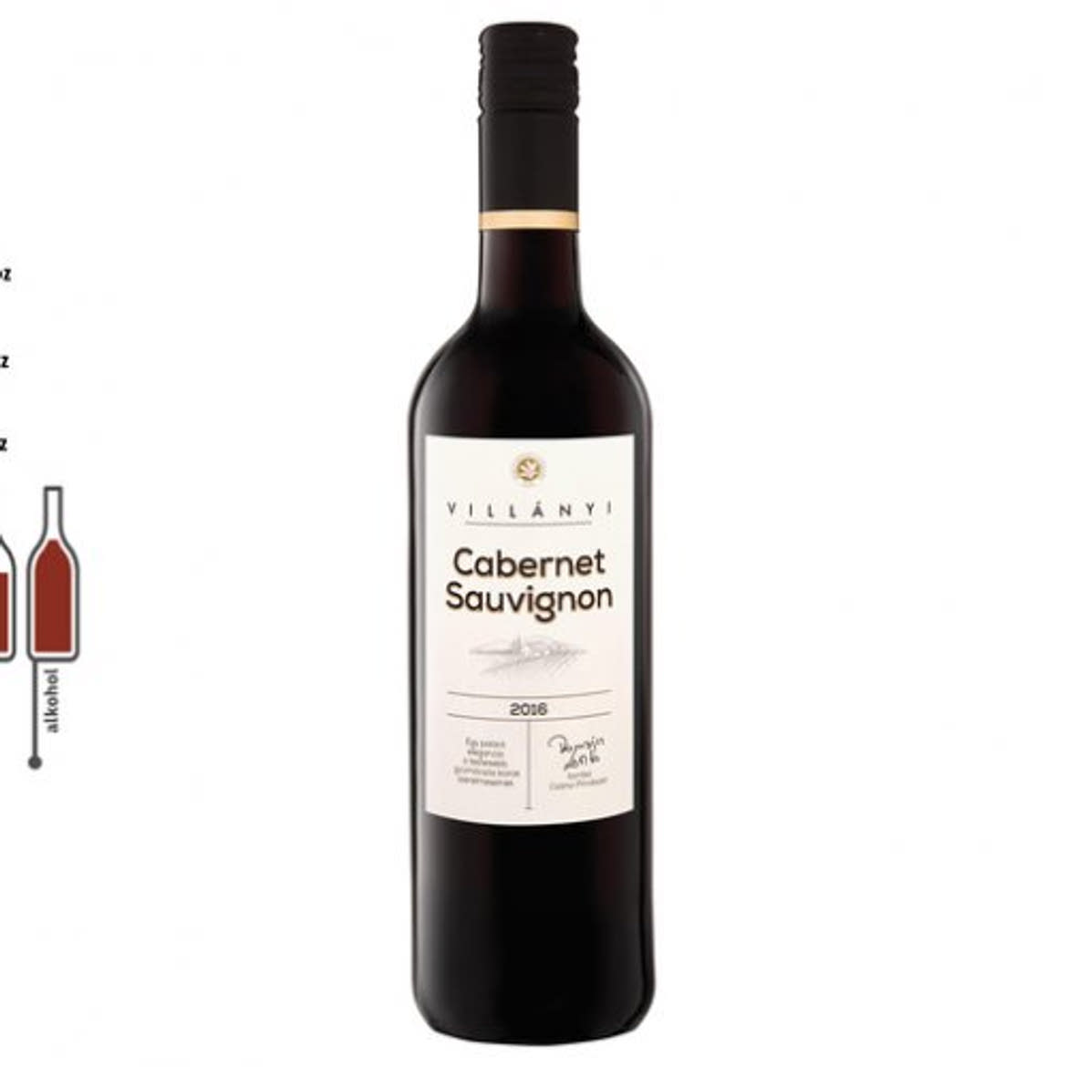 CSÁNYI VILLÁNYI Cabernet Sauvignon száraz vörösbor 14,5%