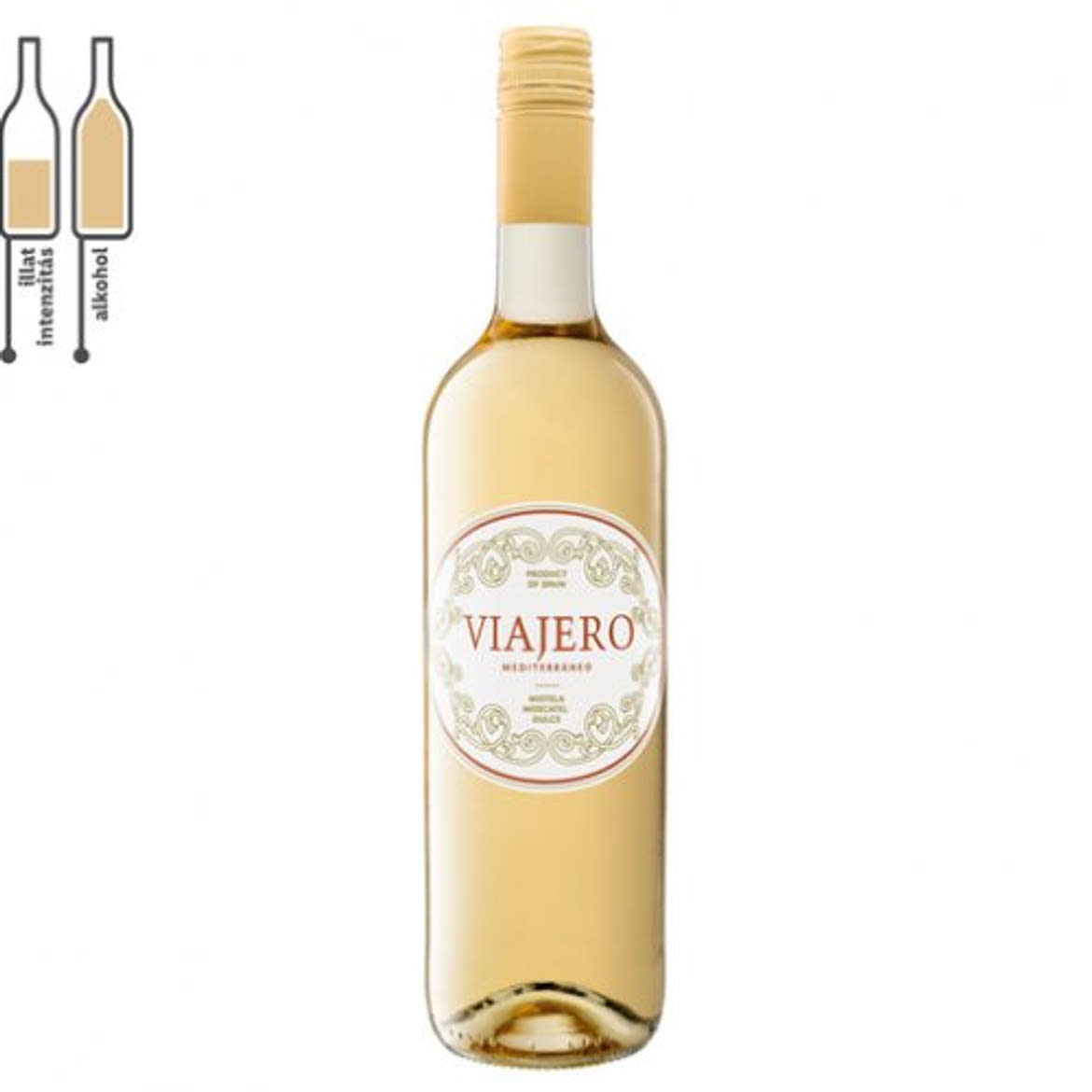VIAJERO Mediterráneo édes fehérbor 15 %, 0,75 L