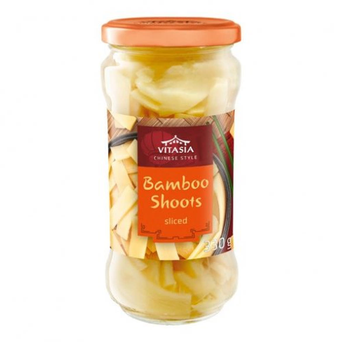 Vitasia Szeletelt bambuszrügy, 330 g / 180 g