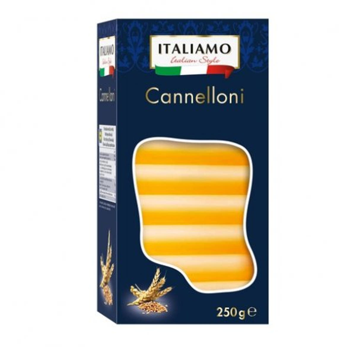 Italiamo Italian Style Cannelloni Tölthető, durum száraztészta, 250 g