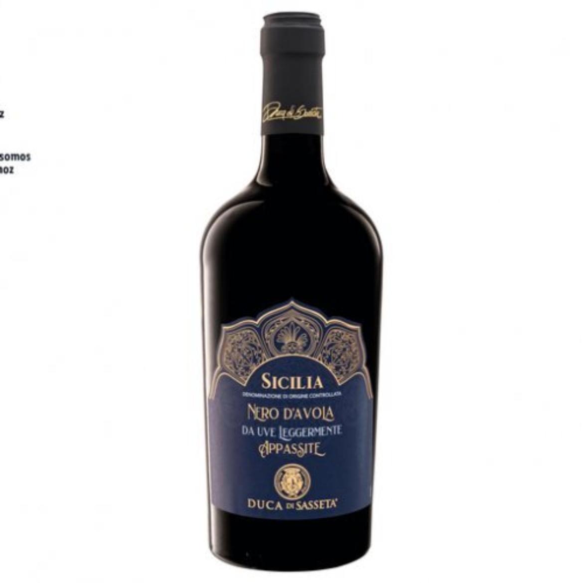 Duca Di Sasseta Nero d'Avola Sicilia száraz vörösbor 14,5 %
