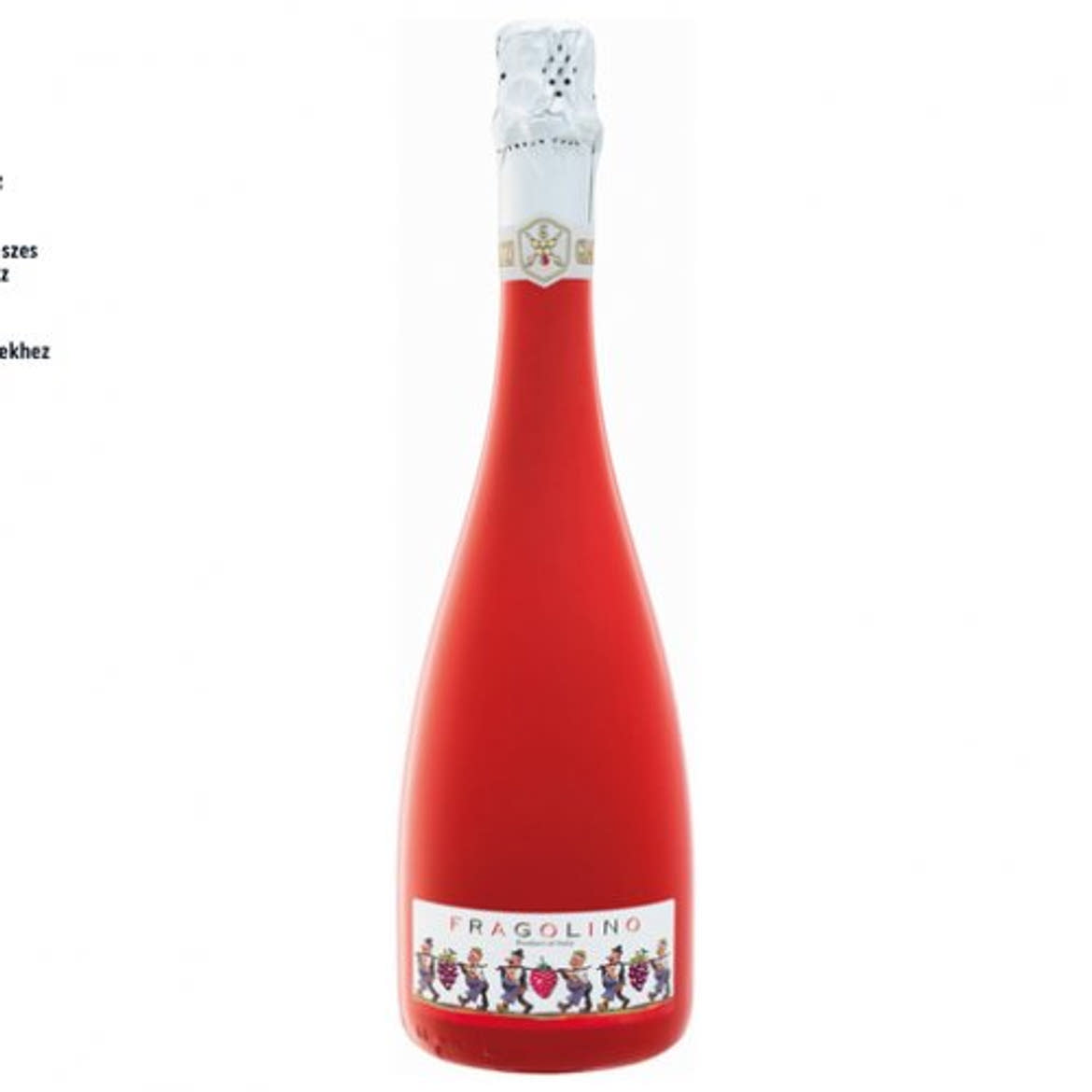Fragolino Rosso Frizzante, ízesített boralapú ital 7,5%, 0,75 L