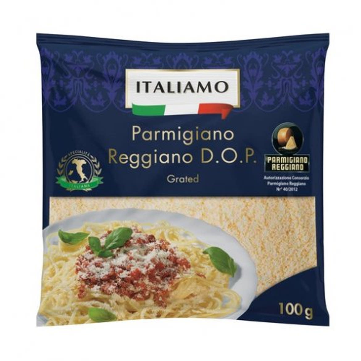 Italiamo / italiamo italian style Parmigiano reggiano sajt reszelt, 100 g