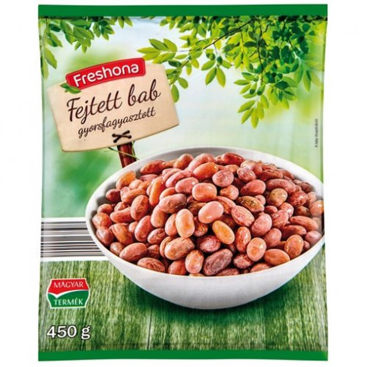 Freshona Fejtett bab, gyorsfagyasztott, 450 g