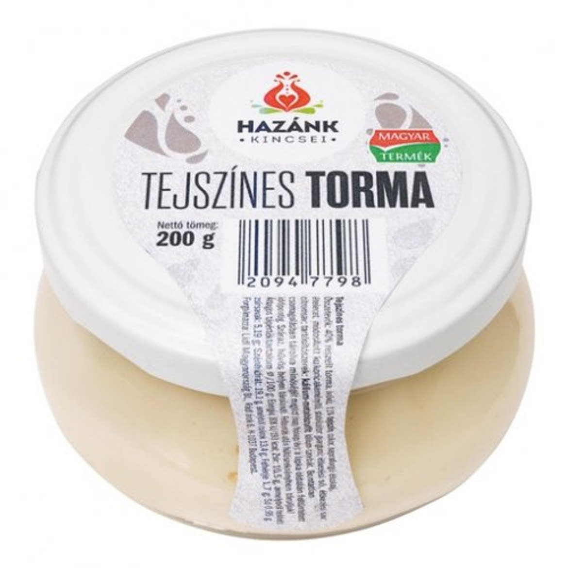Hazánk Kincsei Tejszínes torma, 200 g