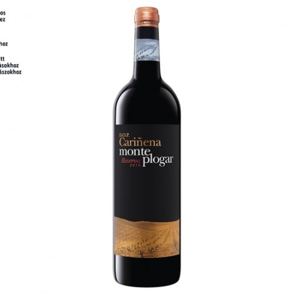 Monte Plogar Cariñena Reserva, spanyol száraz vörösbor 13,5%, 0,75 L