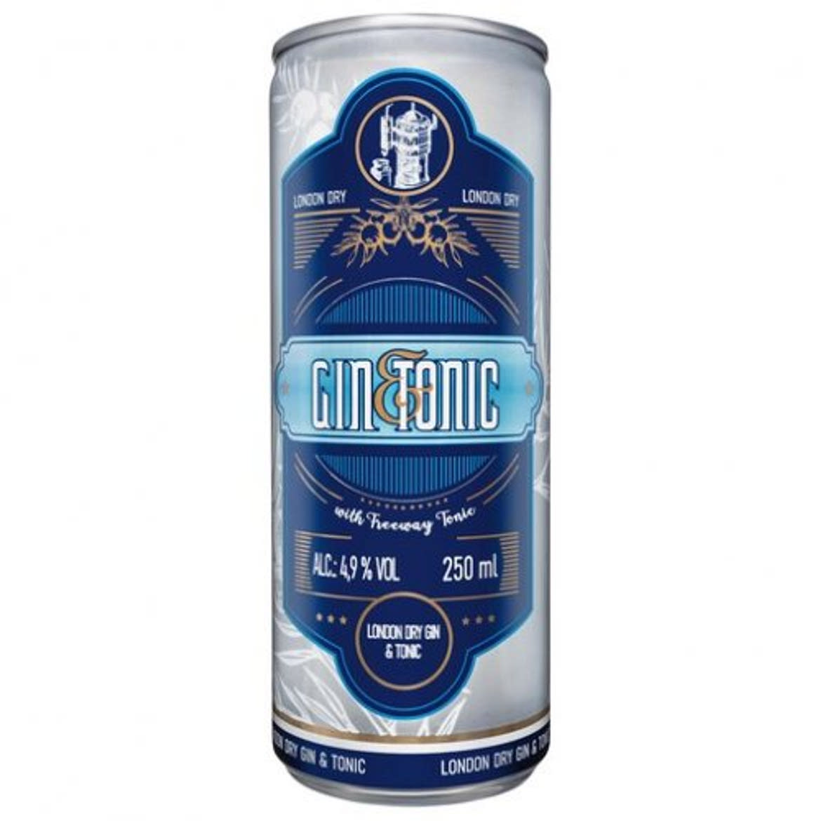 Gin&tonic koktél 4,9 %, 250 ml