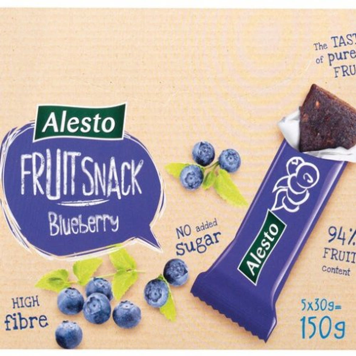 Alesto Gyümölcsszelet áfonya, 5x30 g, 150 g