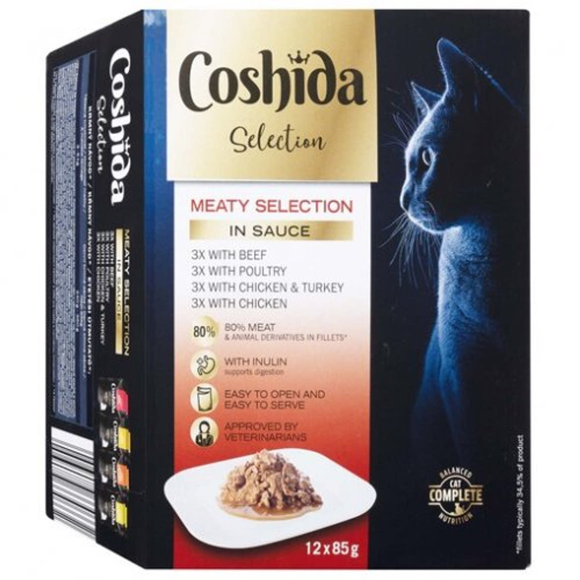 Coshida Selection Macskaeledel hús válogatás, 1,02 kg