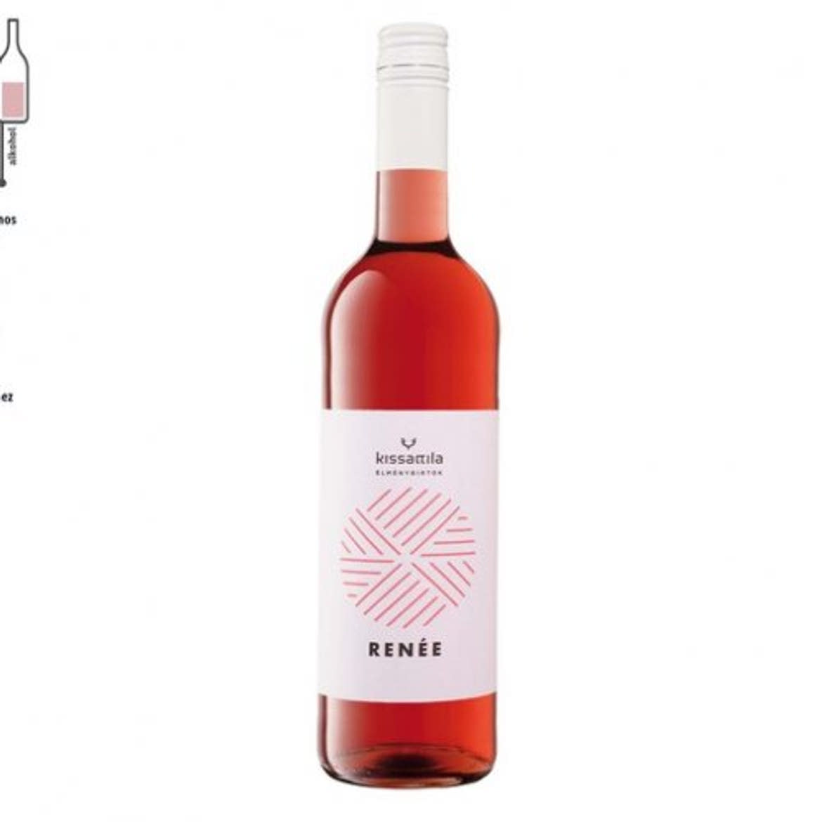 Kiss Attila Renée kékfrankos rosé száraz rozébor, 2023, 12%, nem betétdíjas,  0,75 L