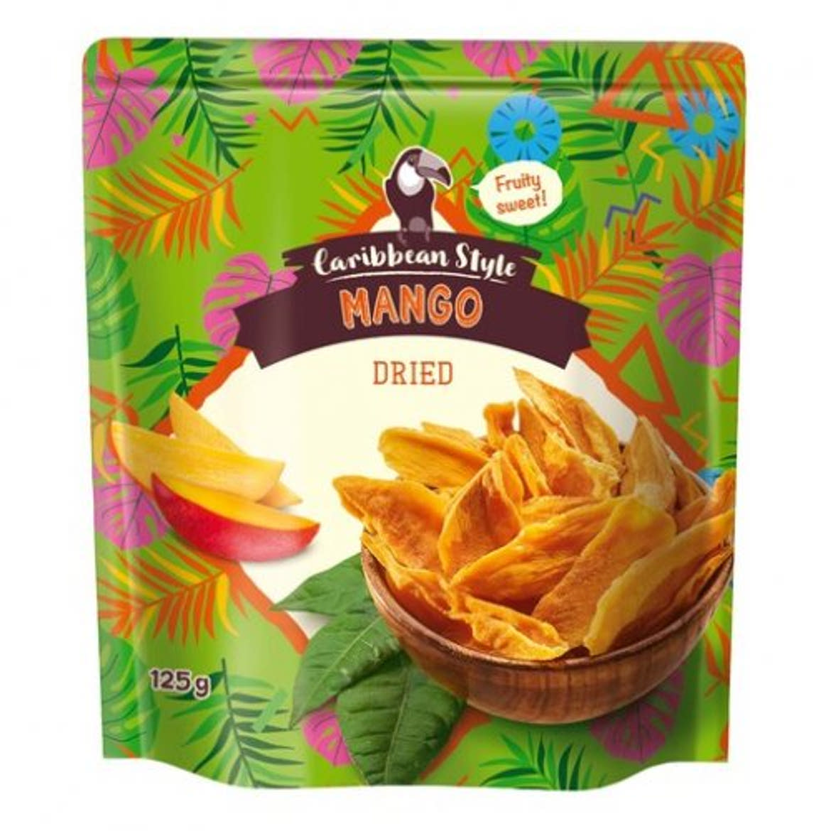 Caribbean style Aszalt mangószeletek, 125 g