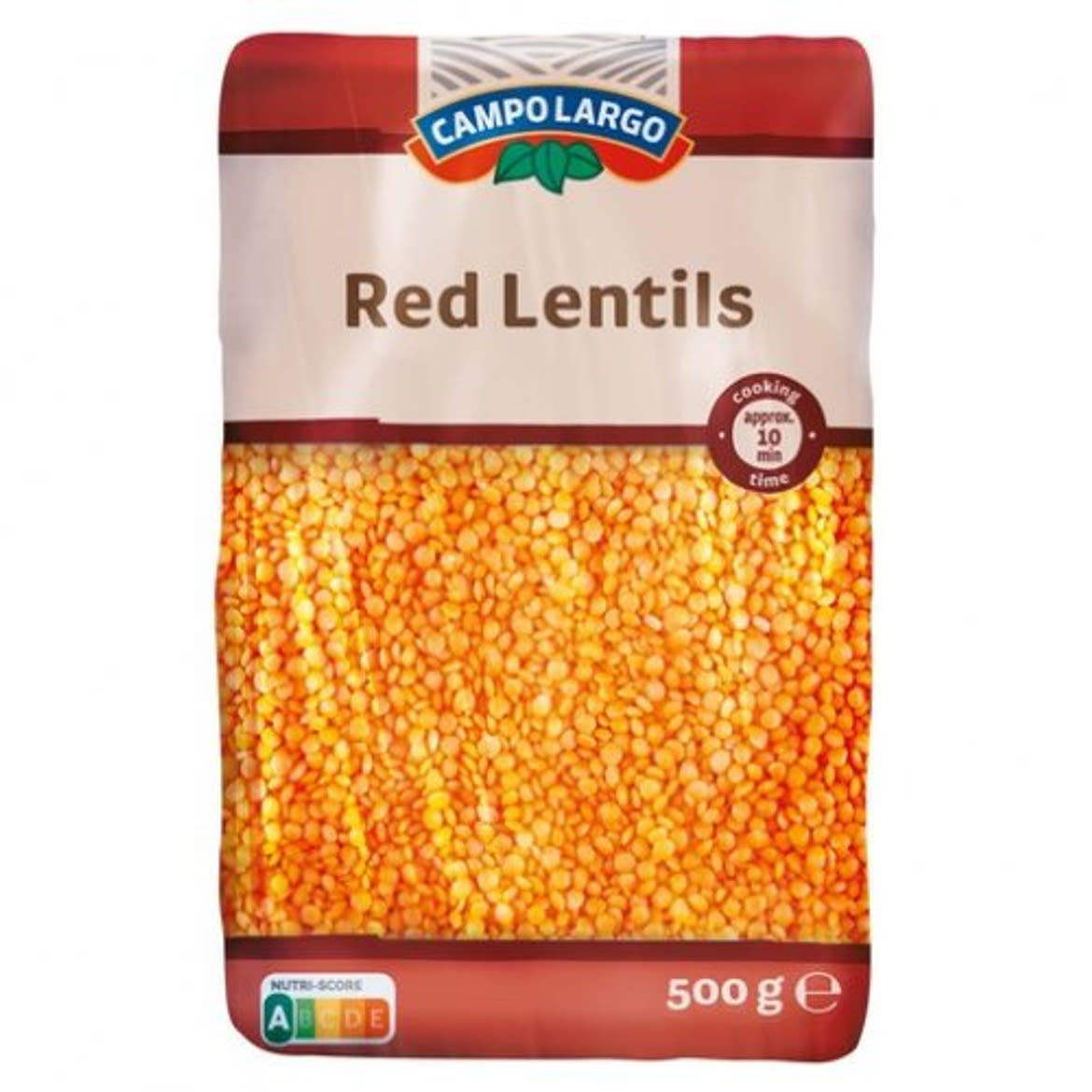 Campo largo Vörös lencse 500 g