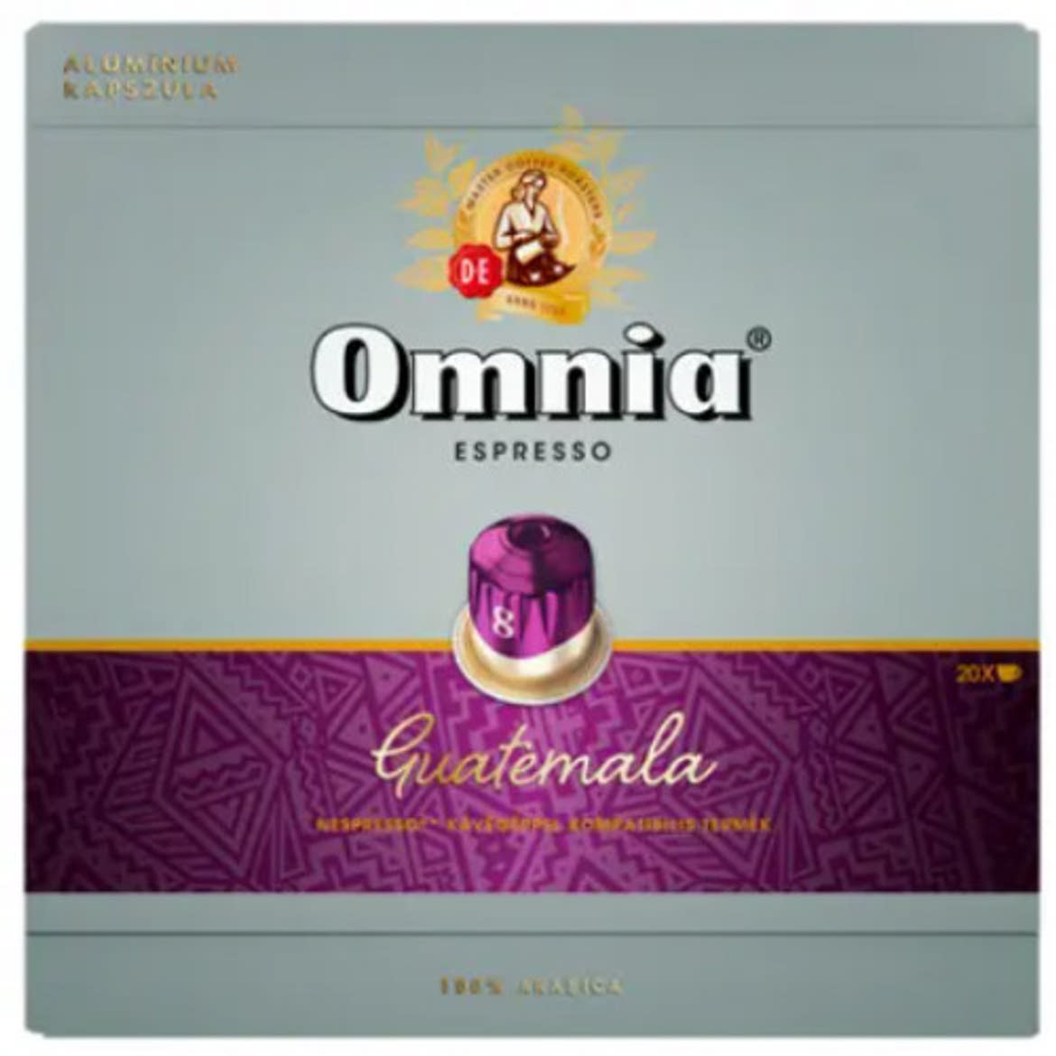 Omnia Espresso kávékapszula Guatemala, 20 db