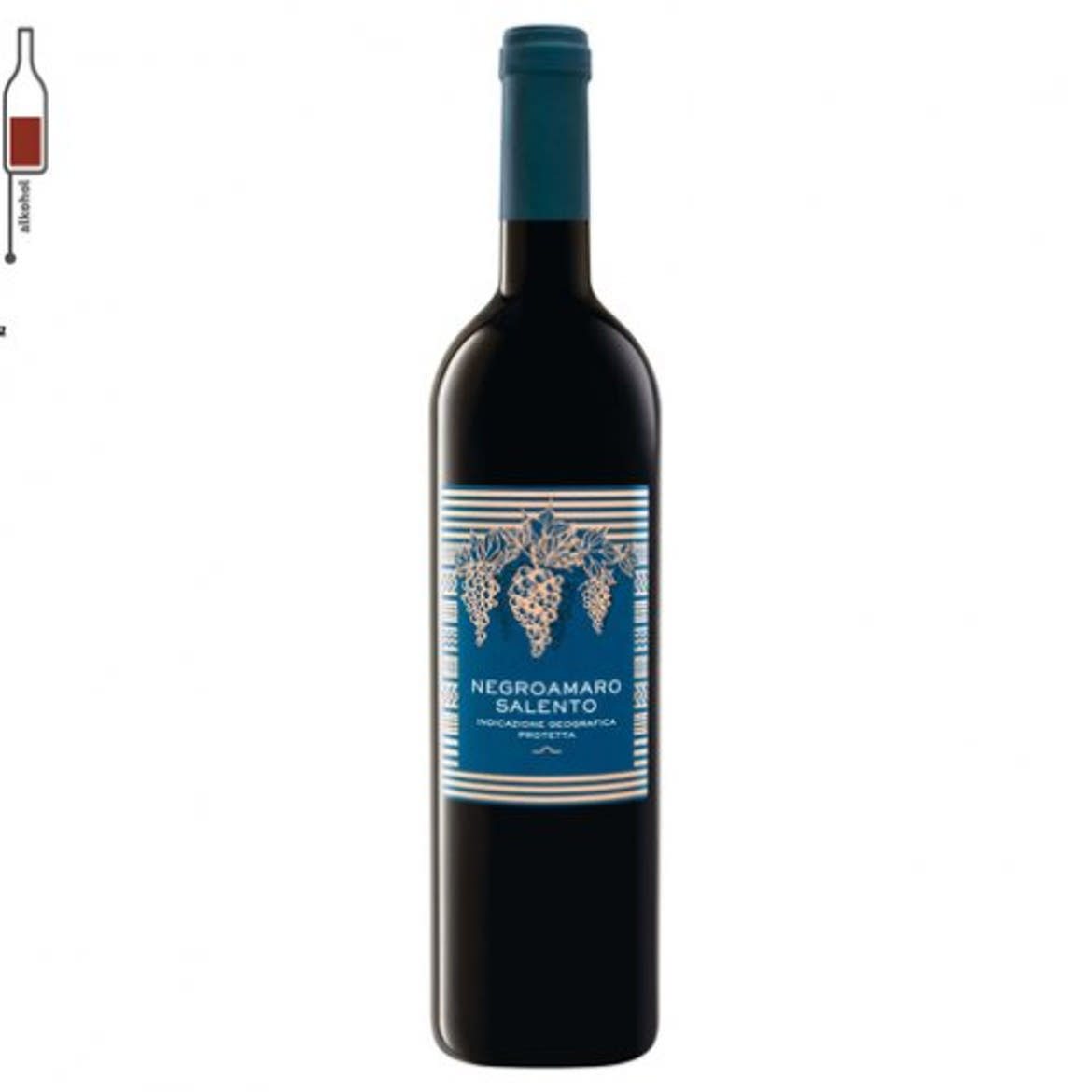 Negroamaro Salento száraz vörösbor 12,5%, 0,75 L