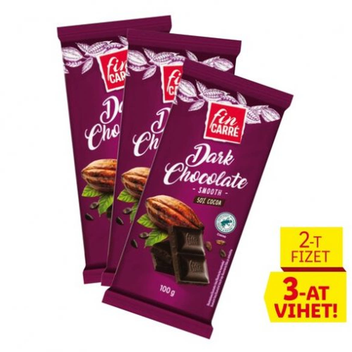 Fin carré Étcsokoládé, 100 g