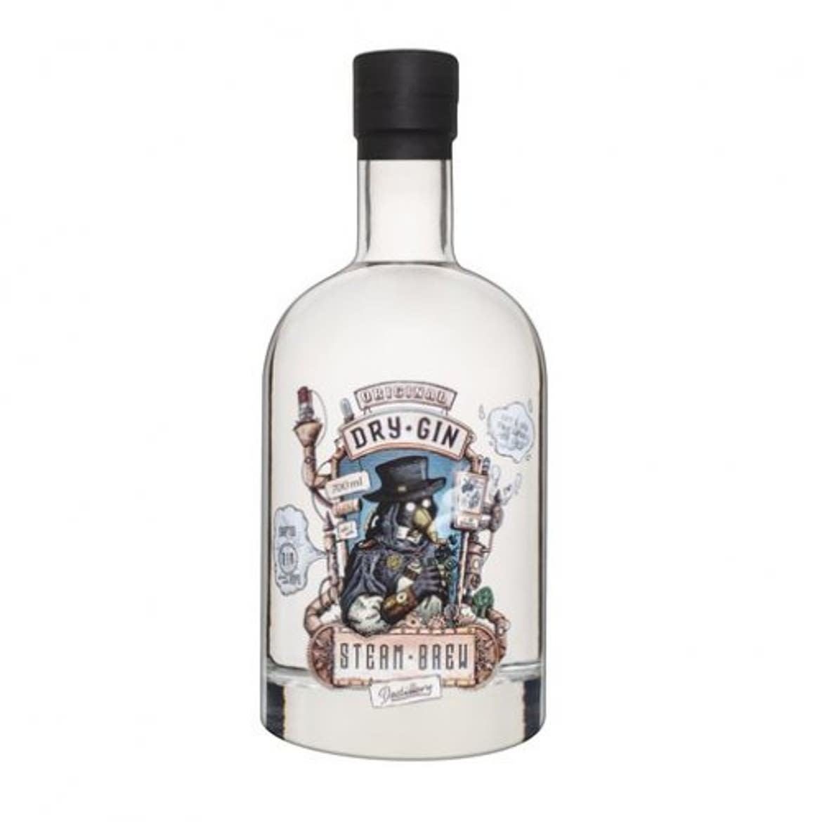 Steam brew Dry gin, 0,7 L