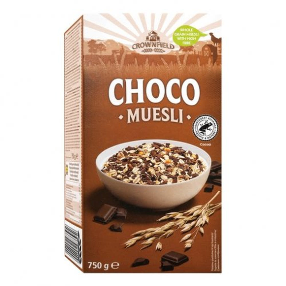 Crownfield Müzli gyümölcsös, 750 g