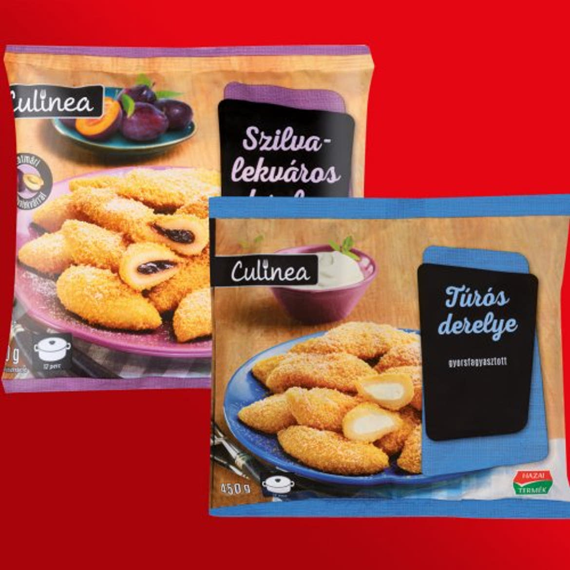 Culinea Szilvalekváros derelye, gyorsfagyasztott, 450 g