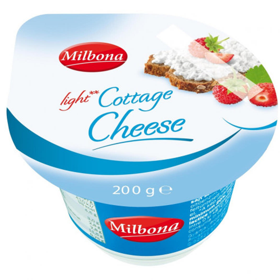 Milbona cottage cheese light, 200 g