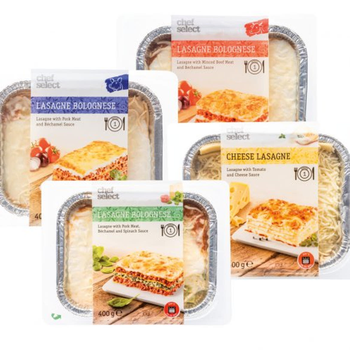 Chef Select lasagne sertéshúsos besamelmártással