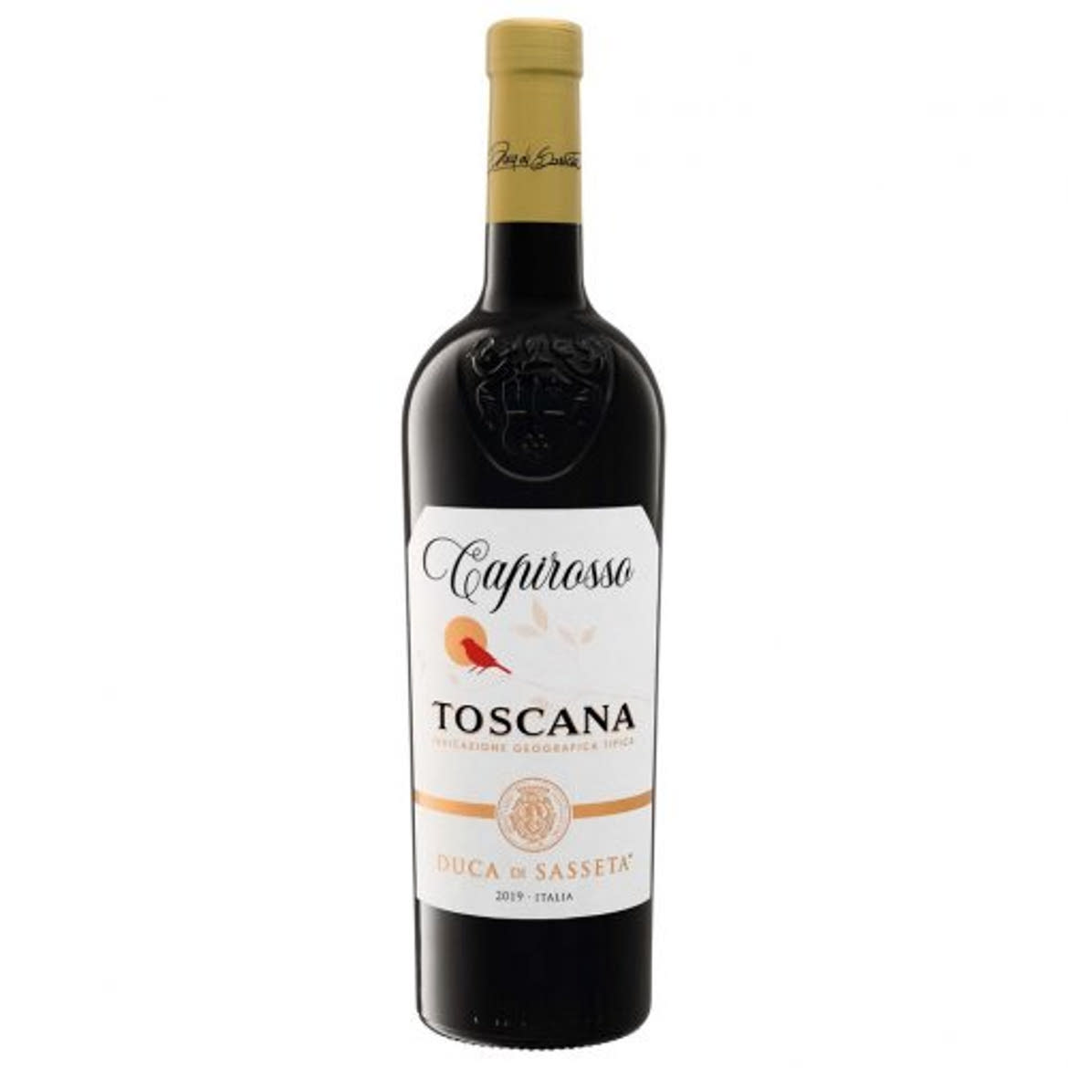 Duca di Sasseta Capirosso Toscana félszáraz olasz vörösbor 14%, 0,75 L