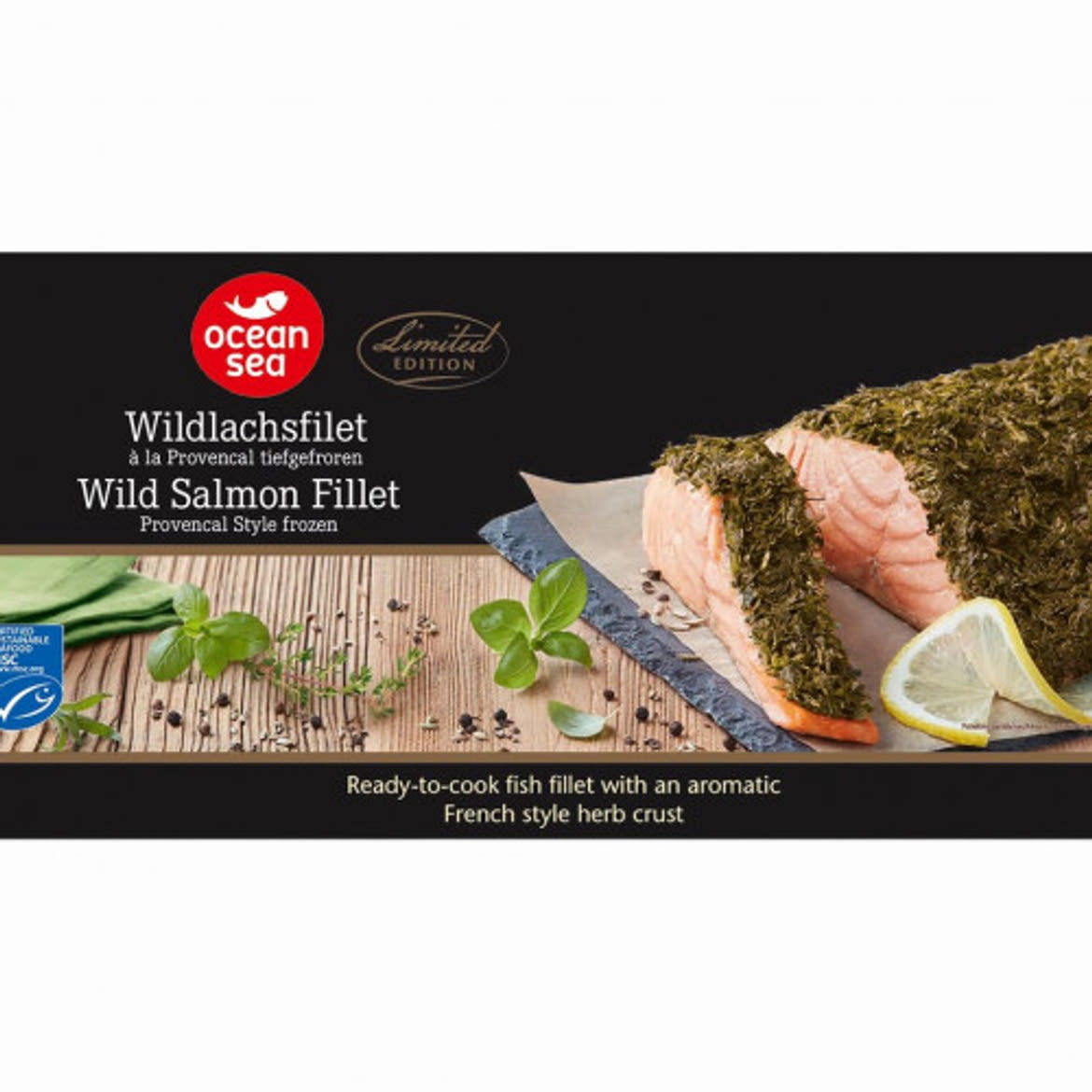 Ocean sea limited edition vadlazacfilé fűszerköntösben provence-i stílusú, fagyasztott, 700 g