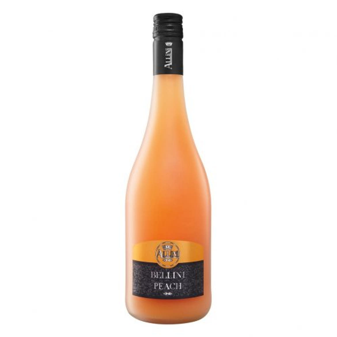 Allini Bellini Peach őszibarack ízű szénsavas, ízesített boralapú koktél, alk. 5,9% , 0,75 L