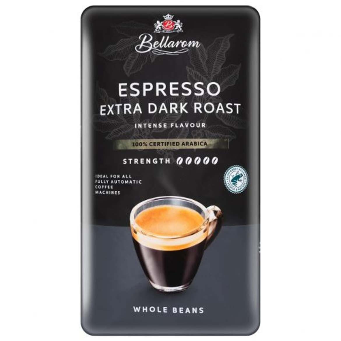 Bellarom Espresso Extra dark roast, szemes pörkölt kávé 1 kg