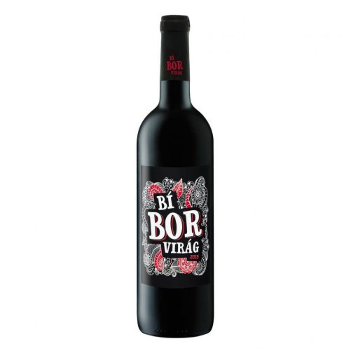 Bí Bor Virág félédes vörösbor 0,75 L