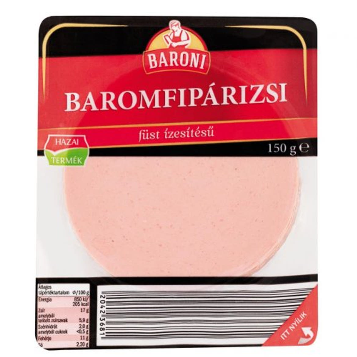 Baroni baromfi felvágott többféle ízben , 130 g