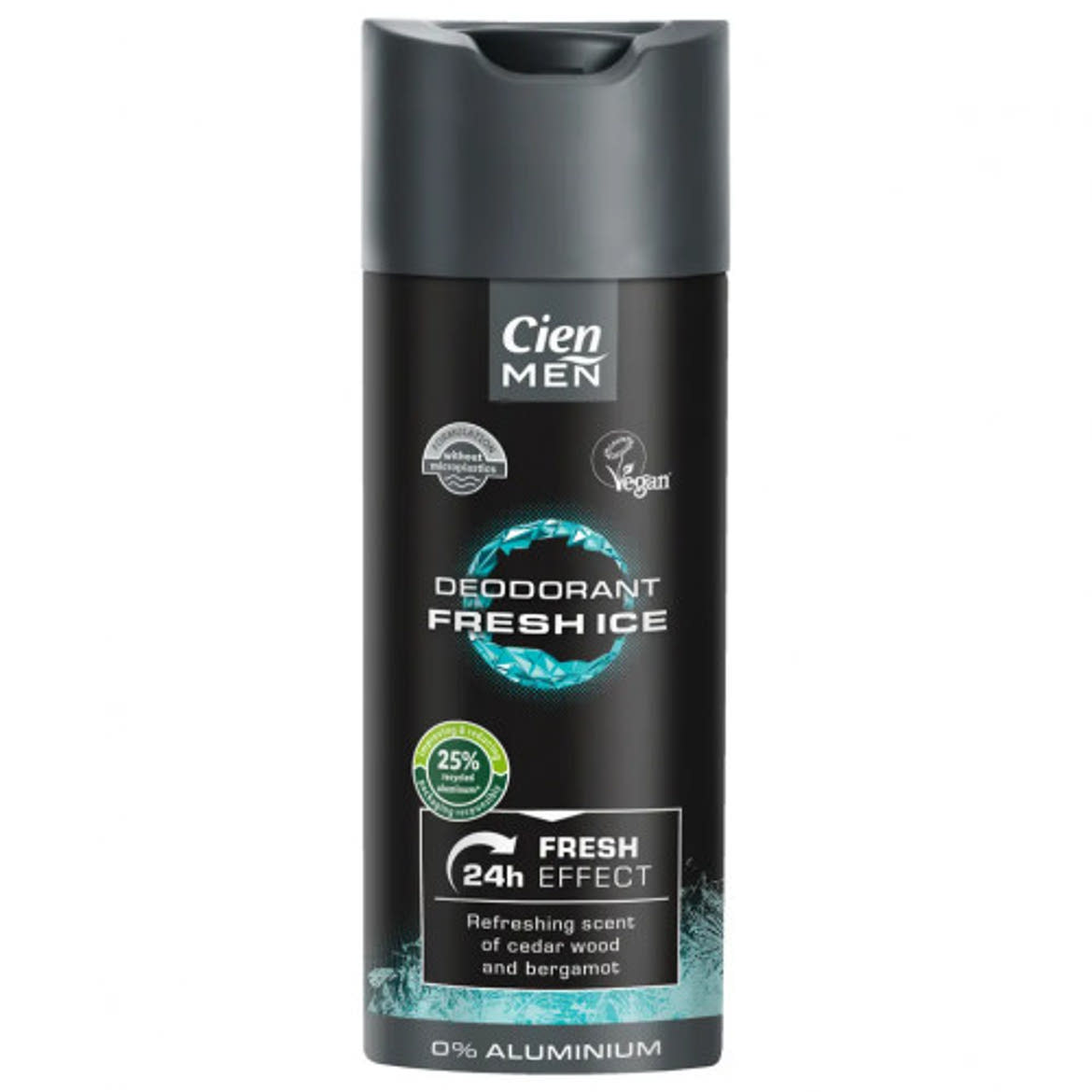 Cien MEN dezodor spray fresh ice 0% alumínium, 200 ml