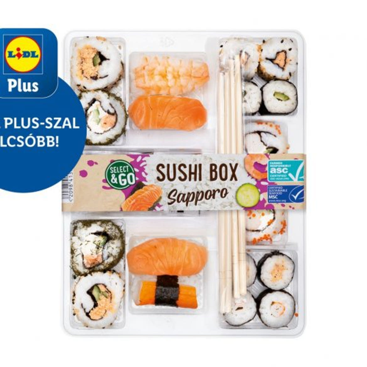 Chef Select to go sushi box