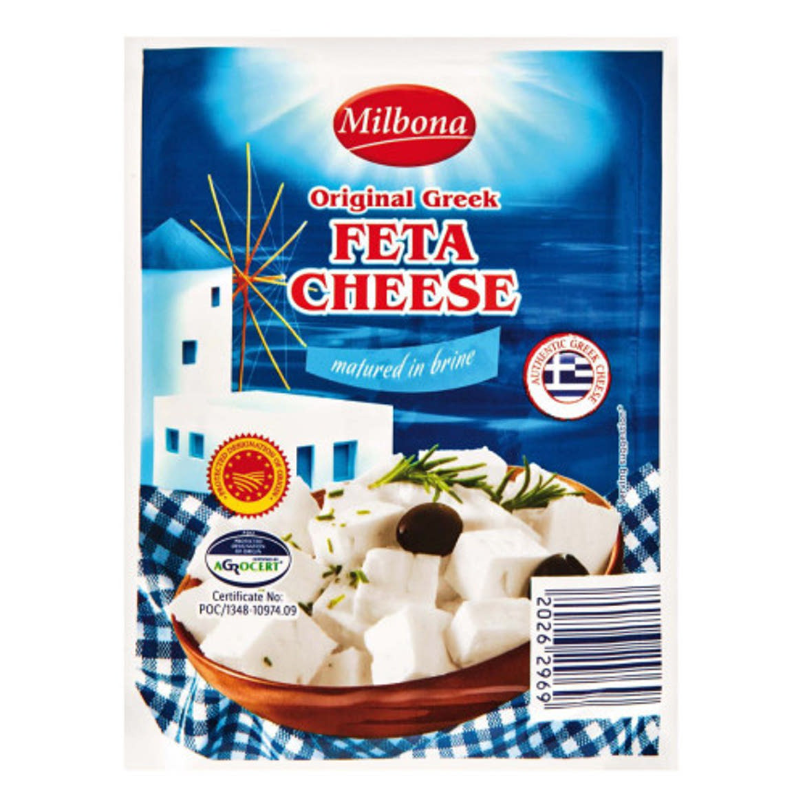 Milbona görög feta sajt, 200 g