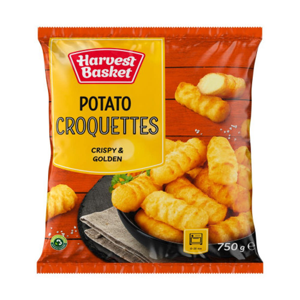 Harvest Basket Burgonyakrokett, gyorsfagyasztott, 750 g