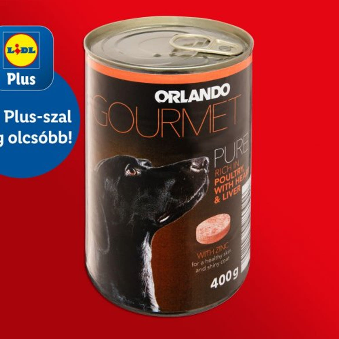 Orlando Nedves Kutyaeledel csirkeszív, 400 g