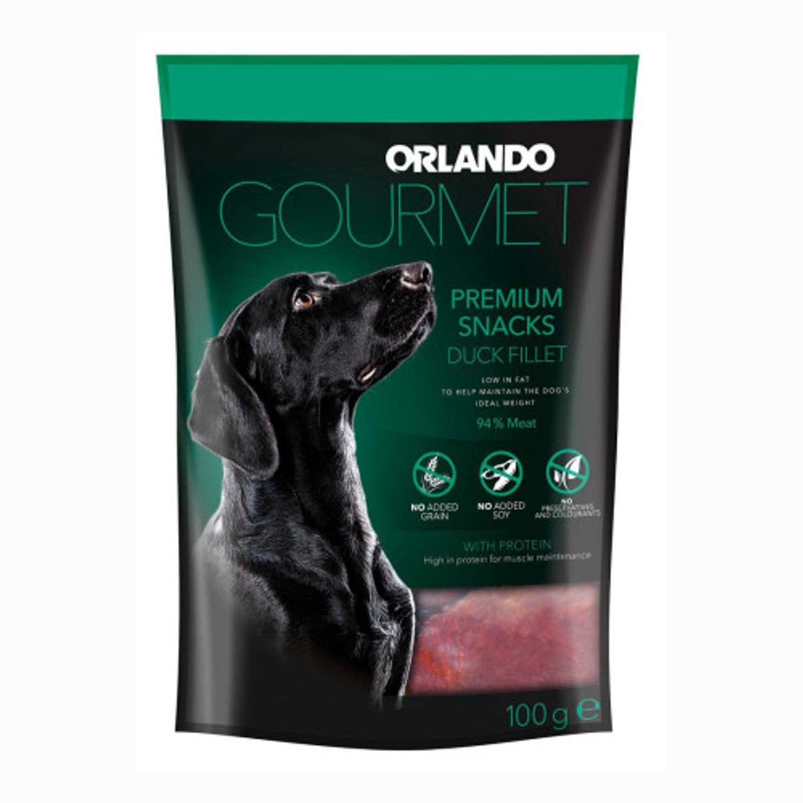Orlando Premium kutyasnack kacsafilé, 100 g
