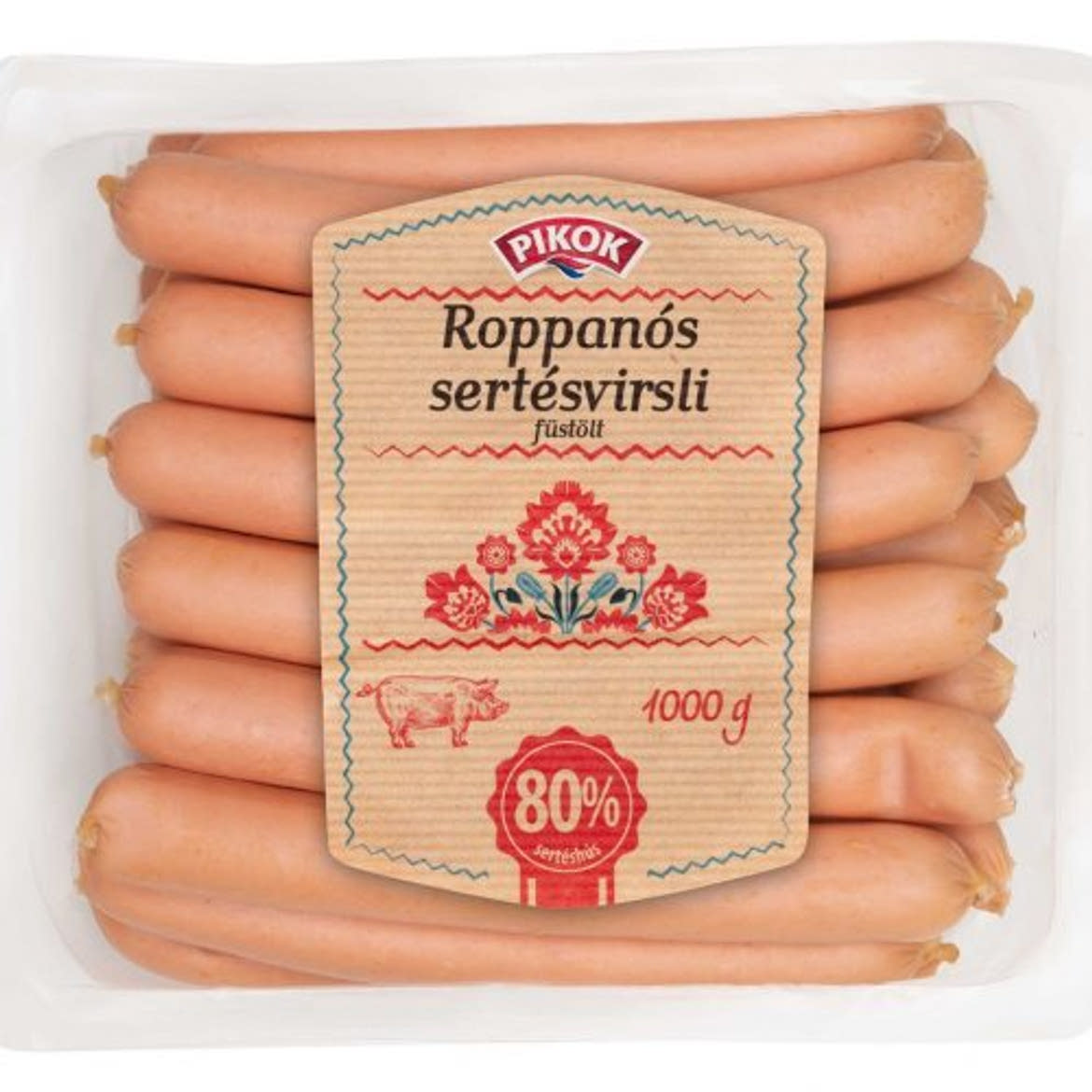 PIKOK Sertésvirsli, 1 kg