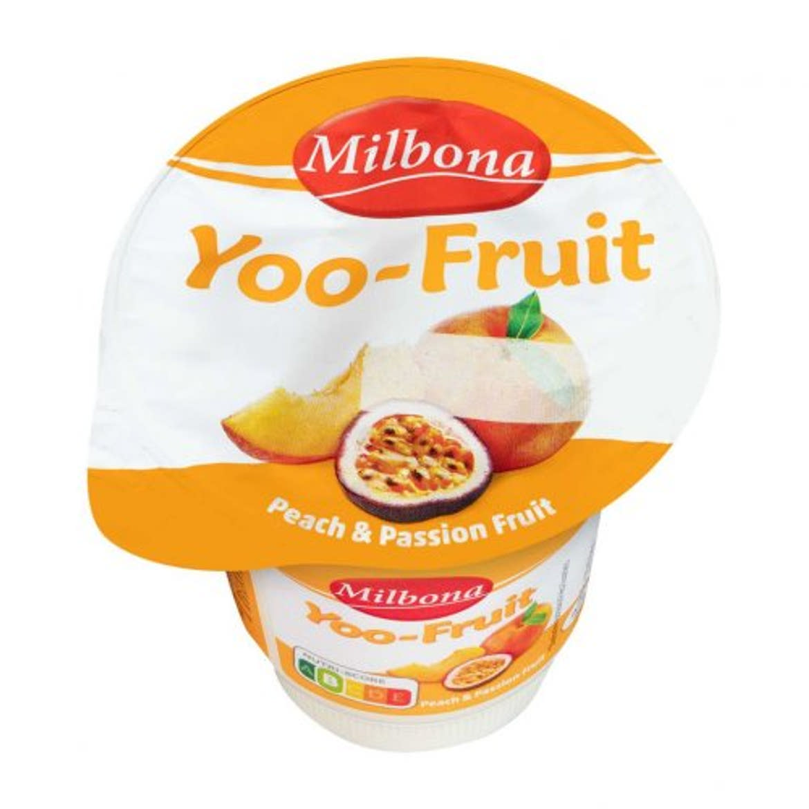 Milbona Yoo-Fruit tejes desszert habosított gyümölcskészítménnyel Őszibarack-maracuja, 150 g