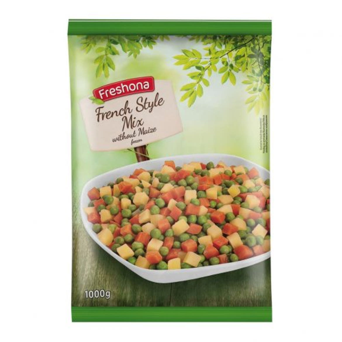 Freshona Francia zöldségmix, gyorsfagyasztott, 1 kg