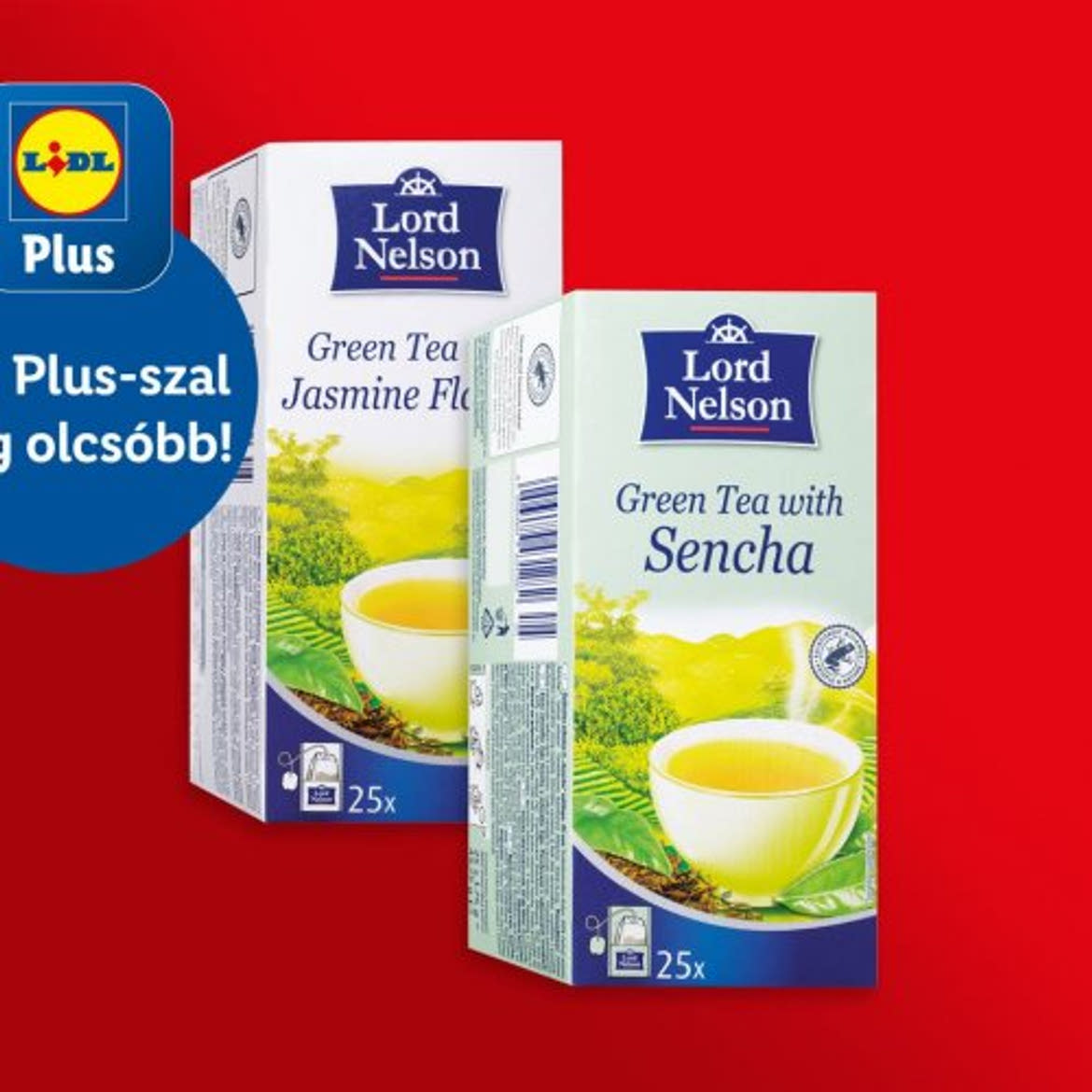 Lord Nelson Zöld tea jázminnal 43,7 g