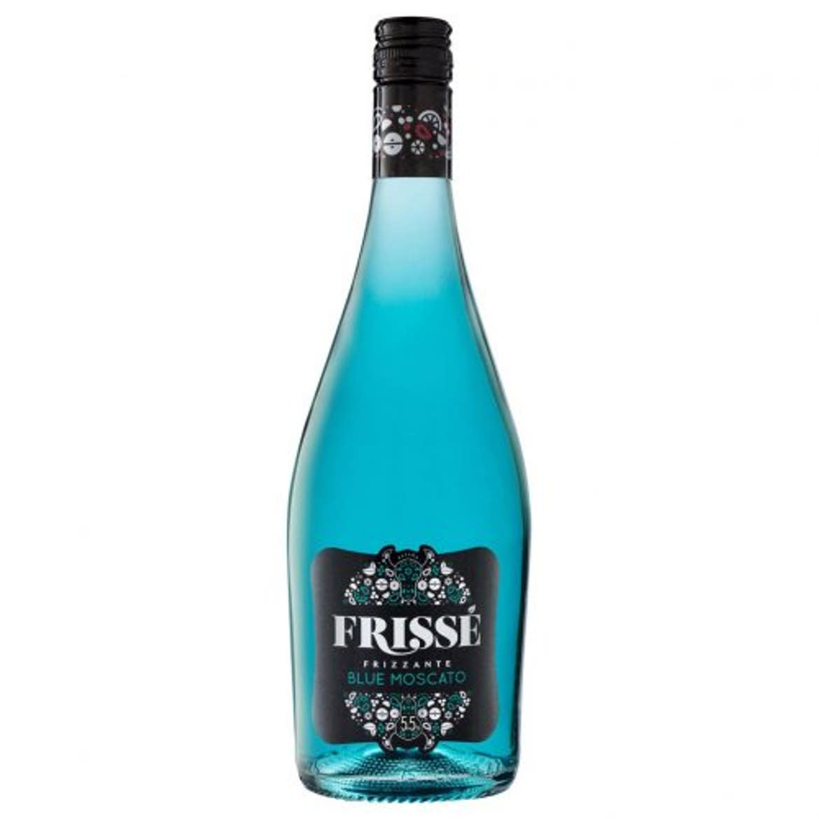Frissé Blue Moscato, ízesített bor, 0,75 L