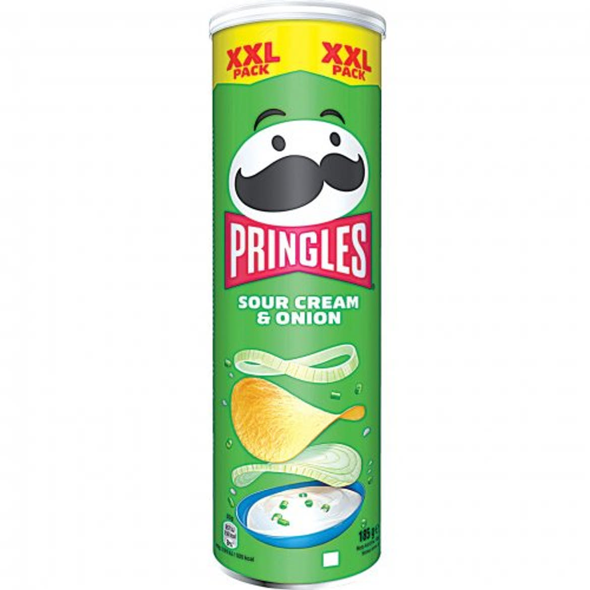 Pringles XXL hagymás-tejfölös ízesítésű snack 185 g