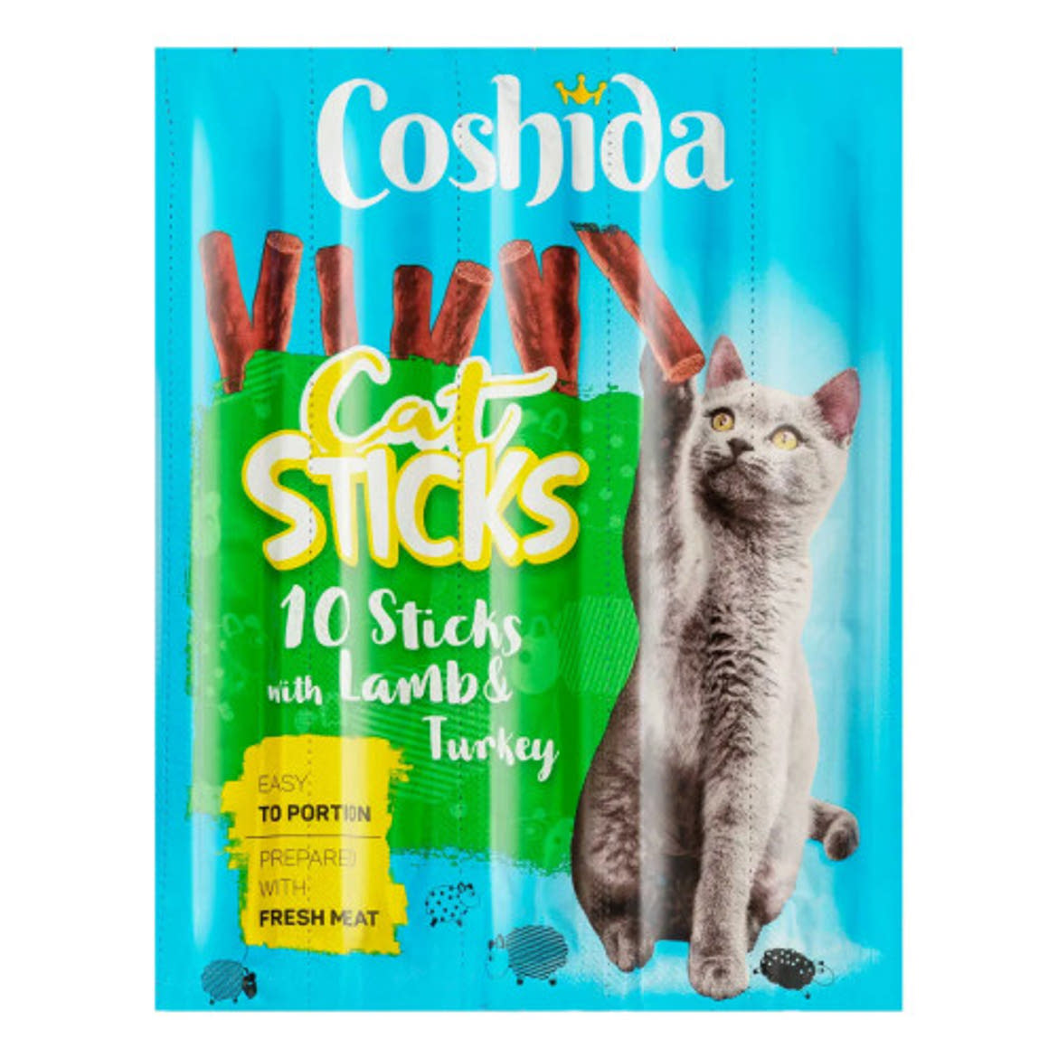 Coshida macska jutalomfalat báránnyal és pulykával, 50 g