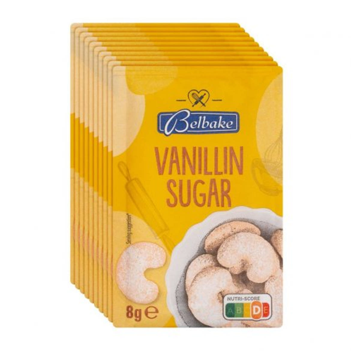 Belbake Vanillin cukor 10x8 g, 80 g
