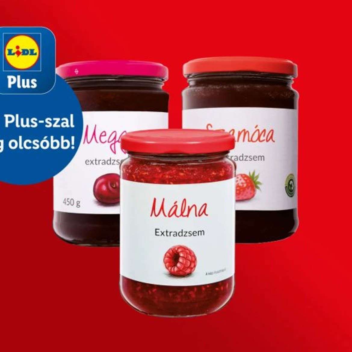 LIDL Extradzsem meggy 50% gyümölcstartalommal