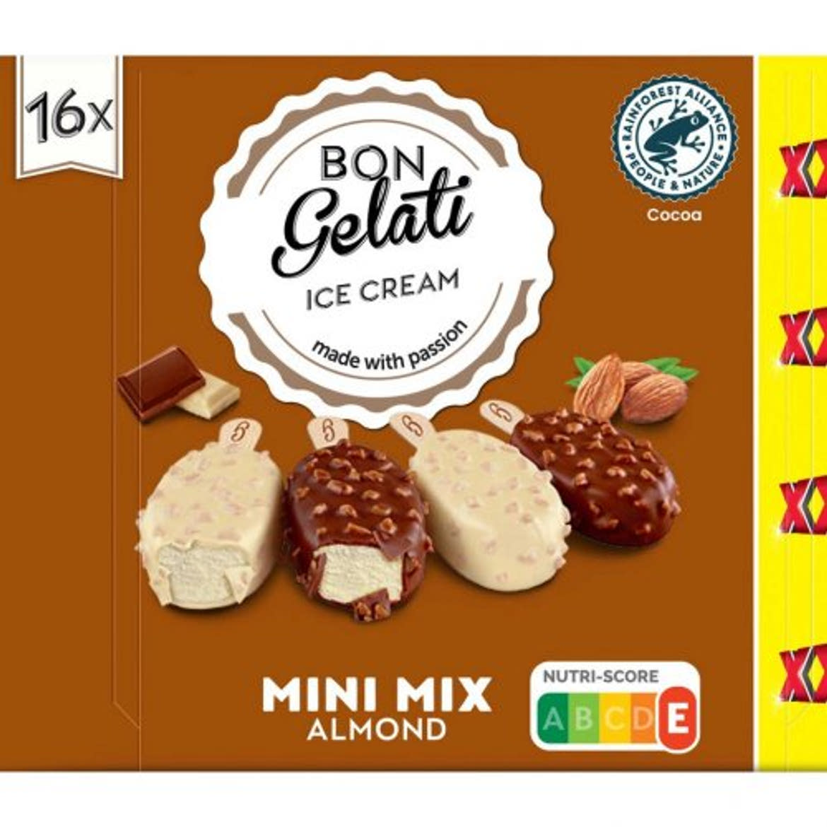 Bon gelati Mini mix jégkrém, 800 ml