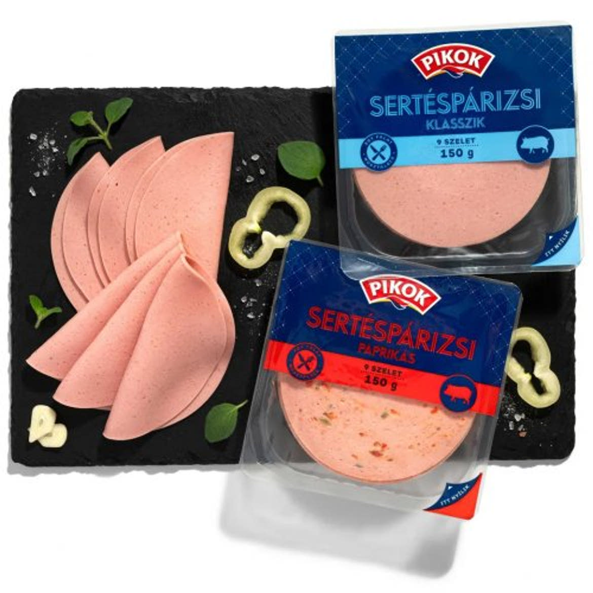 Pikok Sertéspárizsi, natúr
