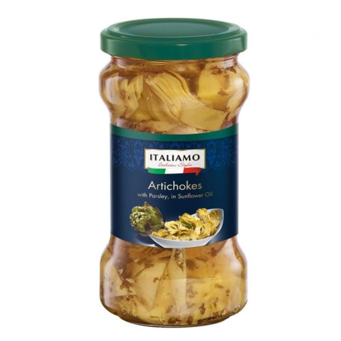 Italiamo italian style articsóka napraforgóolajban, petrezselyemmel Antipasti, 140 g