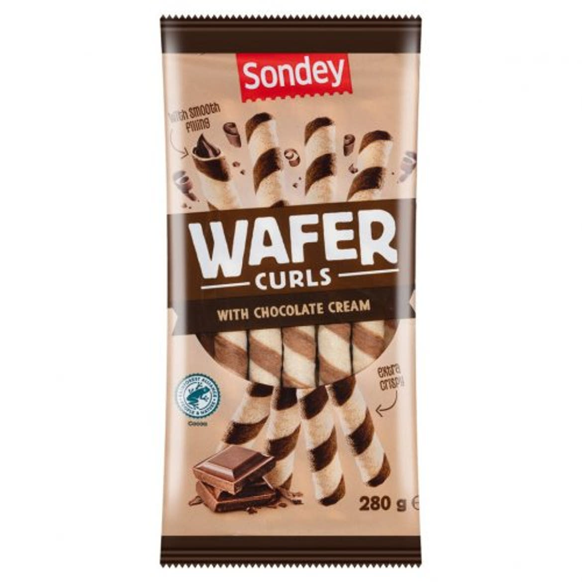 Sondey, Ostyarudacska csokoládés krémmel, 280 g