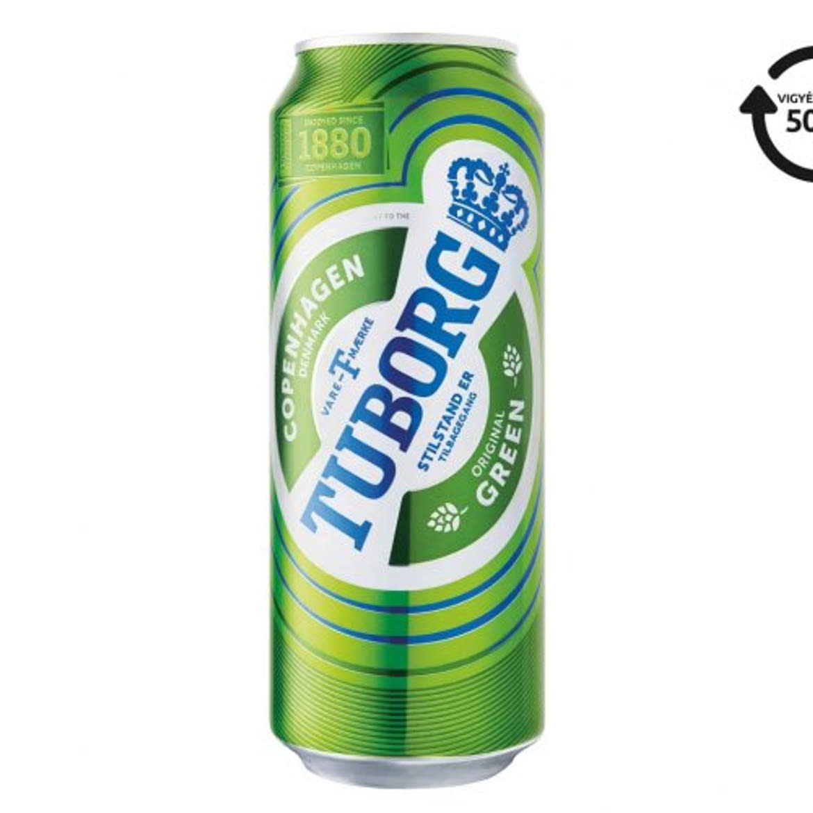 Tuborg Világos sör, dobozos, 4,6%, + betétdíj, 0,5 L